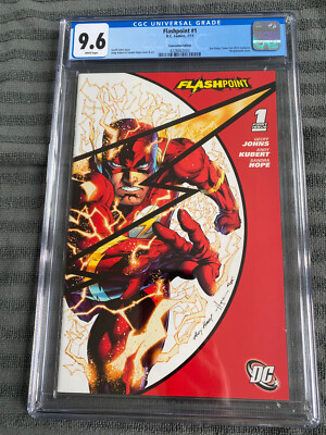 FLASHPOINT #1 SDCC VARIANT CGC 9.6 GEOFF JOHNS ANDY KUBERT SANDRA HOPE MOVIE