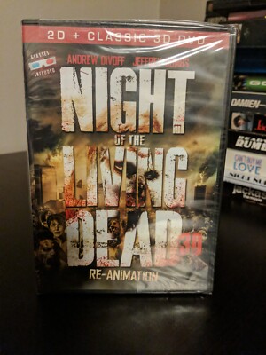Night of the Living Dead 3D: Re-Animation w/ 3D Glasses -New Sealed DVD *B2G1F*