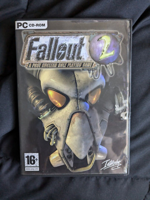 Fallout 2 A Post Nuclear Role Playing Game PC Game Disc, CD-rom classic