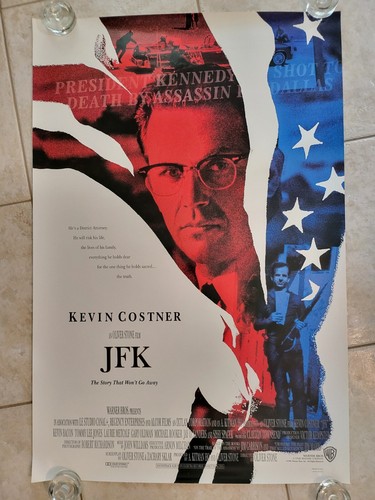 JFK original one sided movie poster - 27 x 40 - Kevin