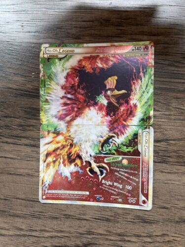 ULTRA RARE Ho-Oh Legend Set 111 112/123 Pokemon Heart Gold ULTRA RARE Ho-Oh Legend Set 111 112/123 Pokemon Heart Gold