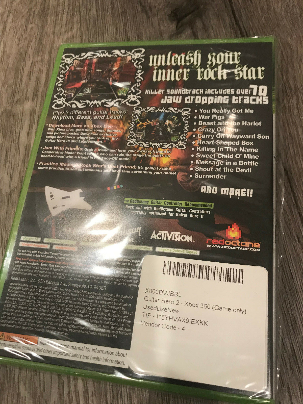 Xbox 360 Guitar Hero and Rock Band Games (Lot of 5 !!!)