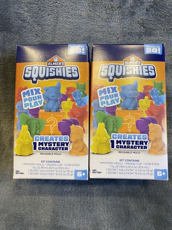 NEW SEALED Elmer’s Squishies DIY Squishy Kids Toy Kit, 2