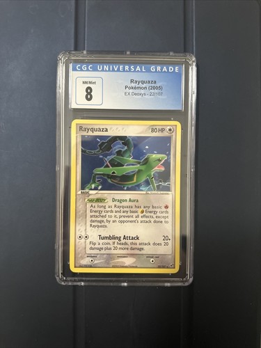 CGC 8 Rayquaza 22/107 Ex Deoxys 2005 NM/MINT Pokemon | eBay