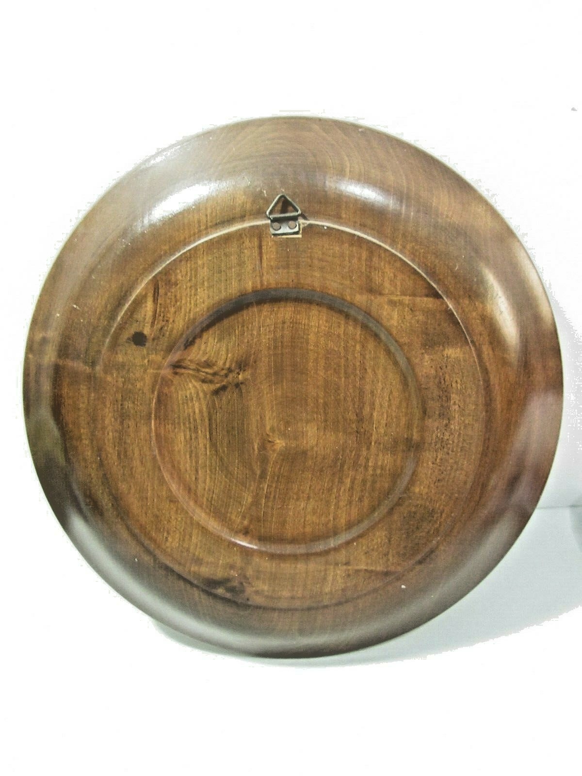 VINTAGE BROWN WOOD PLATE WALL HANGING CRESTS STYLISH GRIFFIN GREAT DESIGN COLOR