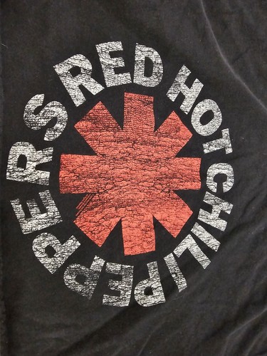 トップス RED HOT CHILI PEPPERS s/s tee fade xl Red Hot Chili Peppers Shirt Men's XL Cropped Cut Off Music
