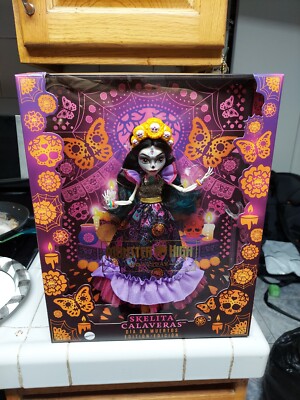 Monster High Skelita Calaveras Howliday Dia De Los Muertos Doll 2023