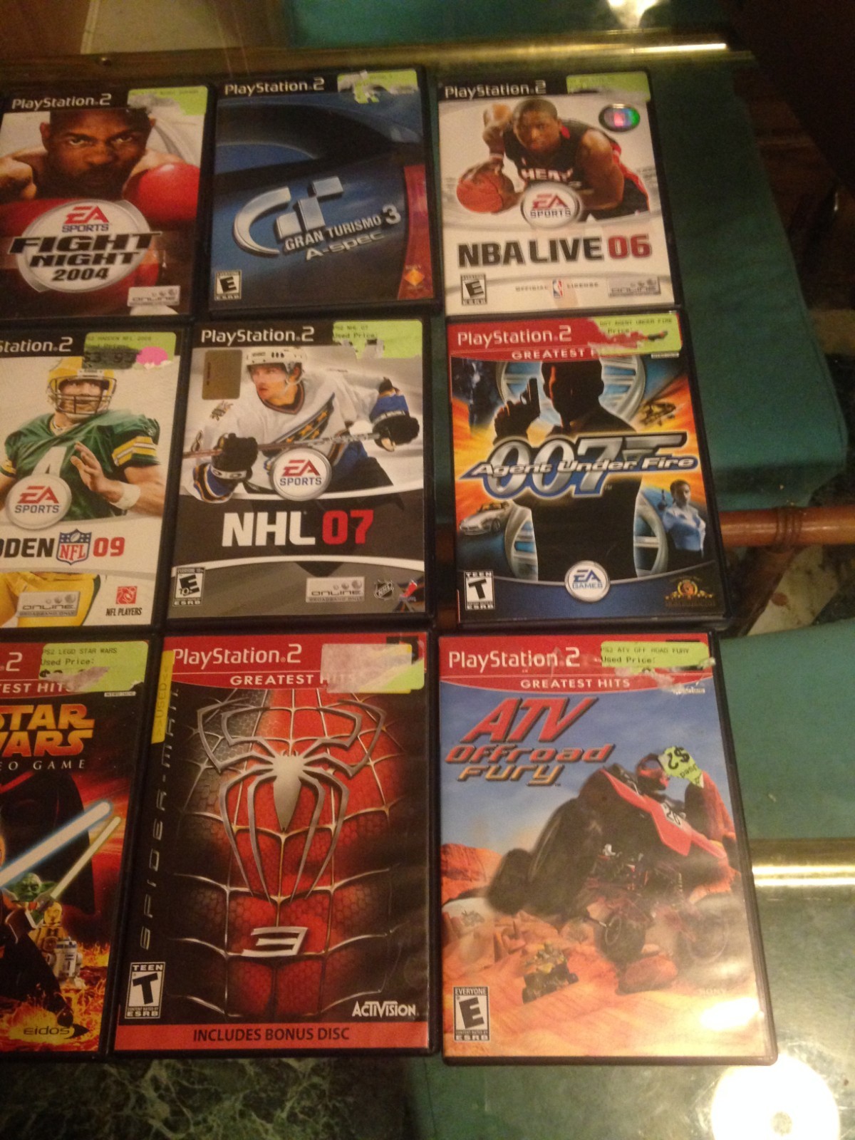 Sony Playstation 2 PS2 Slim System Console With 12 Games And Hook Ups