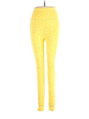 Blanc Noir Women Yellow Leggings S