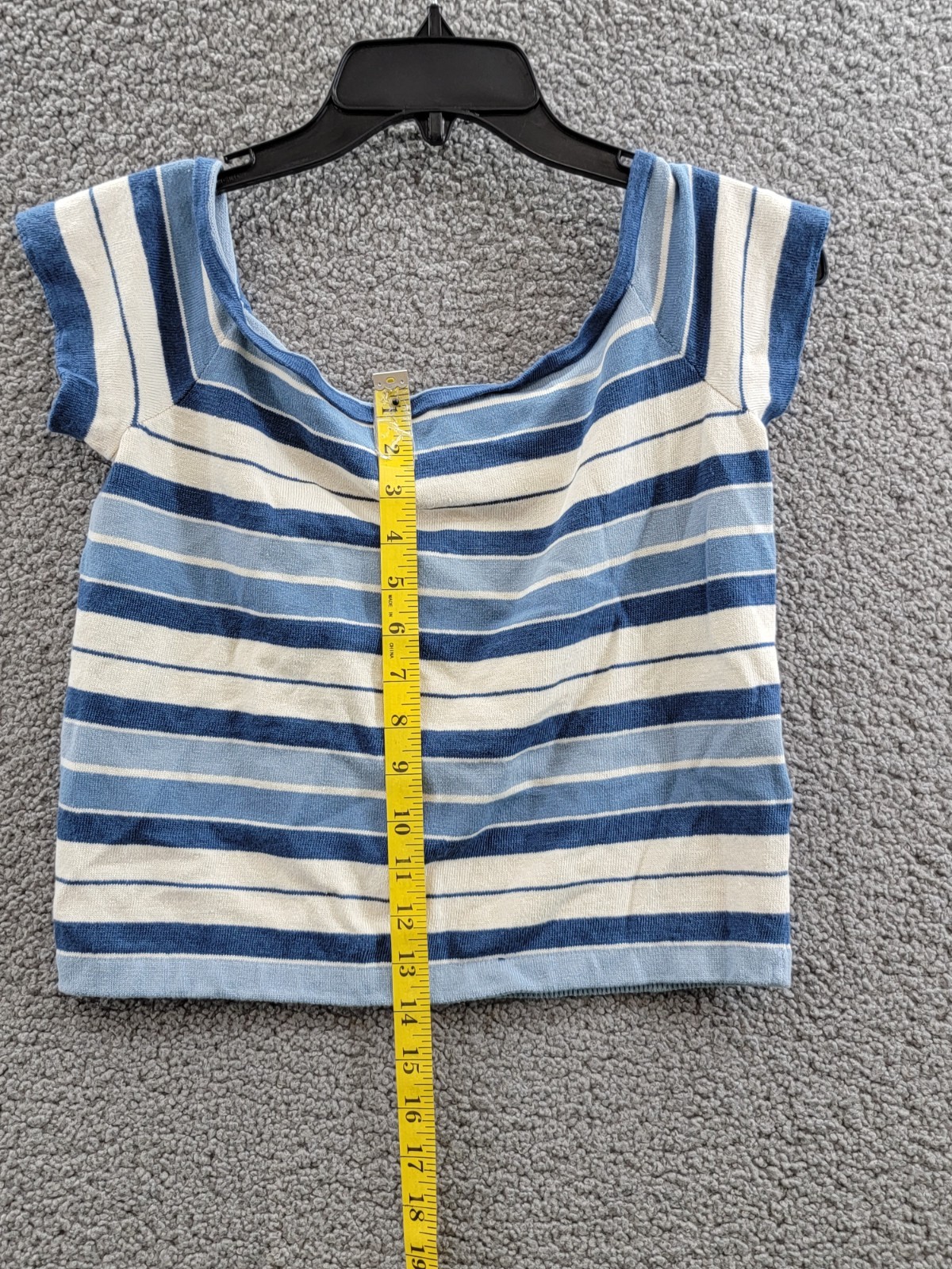 Lauren Ralph Lauren Striped Off-the-Shoulder Sweater Top Women L Multi Pullover - Picture 7 of 17