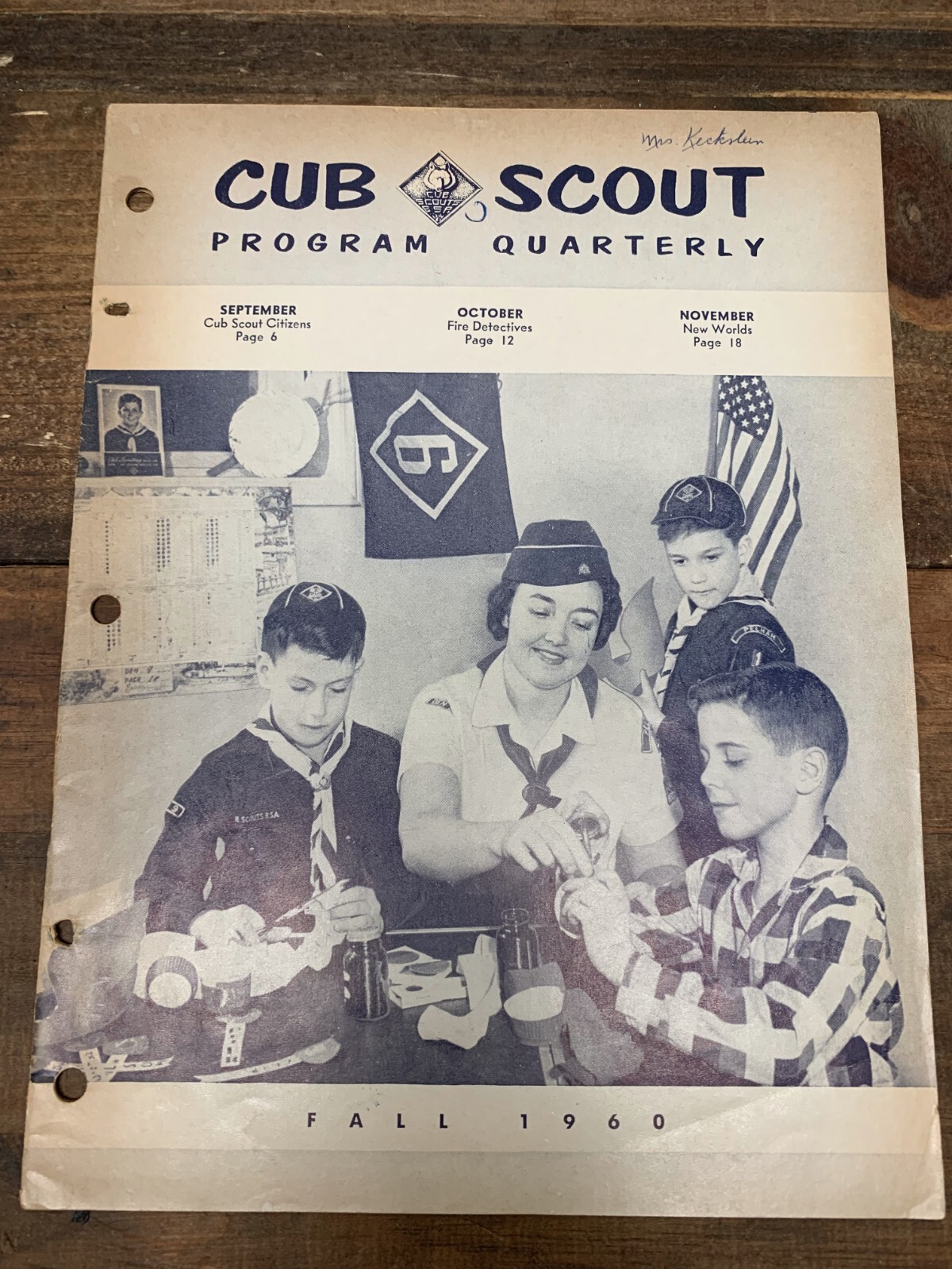 Cub Scouts Program Quarterly Fall 1960, Page 6, Page 12, Page 18 Magazines