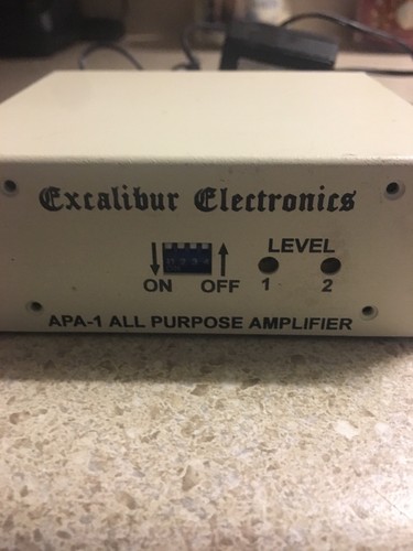 Excalibur APA-1 All Purpose Audio Utility Amplifier Stereo Dual Two Channel APA1
