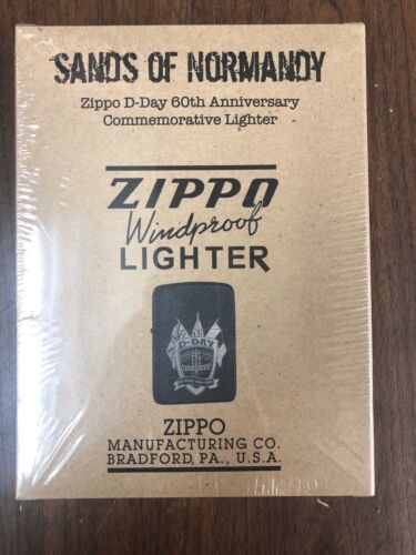 Zippo Sands Of Normandy D-Day 60th Anniversary Commemorative Zippo Sands Of Normandy D-Day 60th Anniversary Commemorative