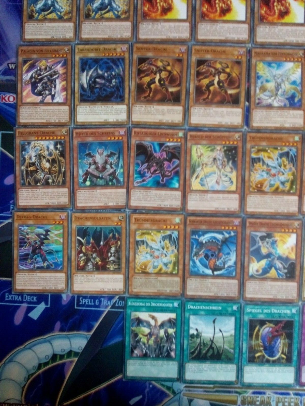 Yu-Gi-Oh Komplettes Drachen-Deck, 50 Karten, NEU, auch für Beginner geeignet