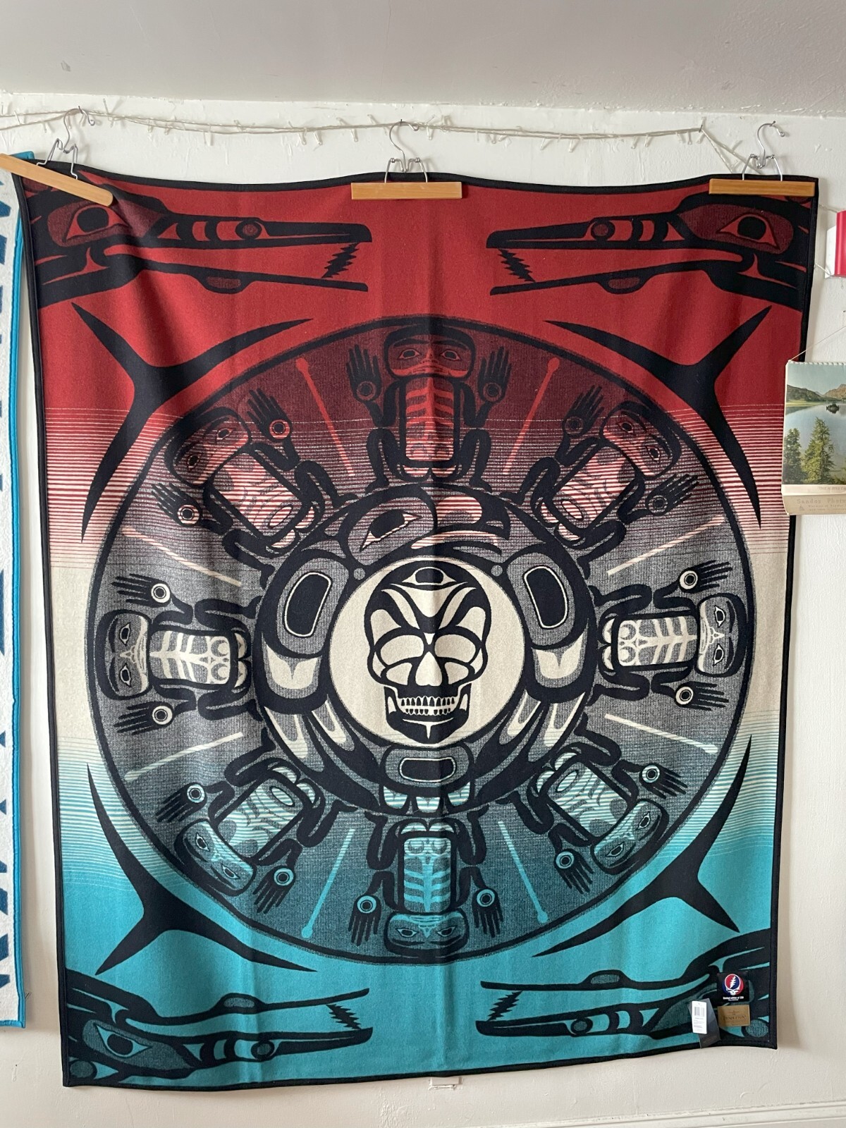 HAVE A GRATEFUL DAY★PEACE PATTERN WOOL新品 HAVE A GRATEFUL DAY PEACE PATTERN WOOL KNIT CREW SEEK