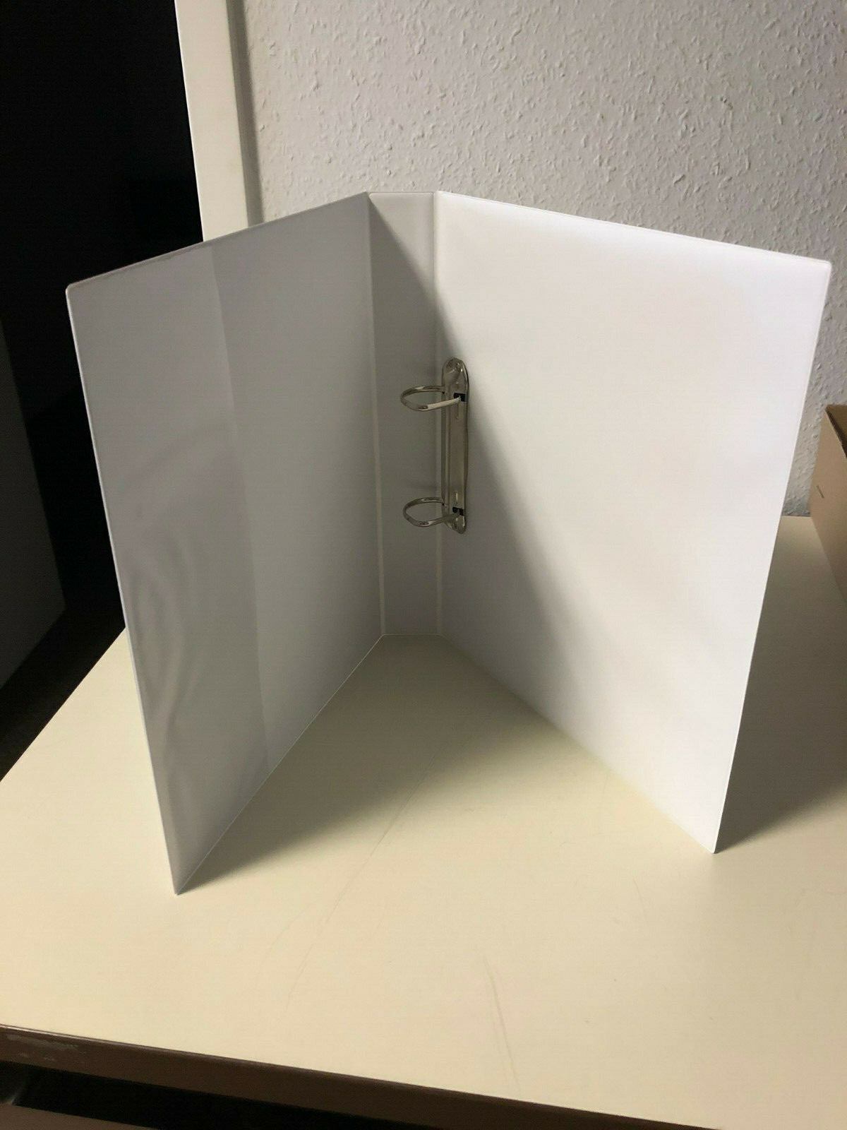 10 Stck. PVC-Ringbücher / Ordner DIN A4, weiß, 2-Ring Combi-Mechanik, 30 mm