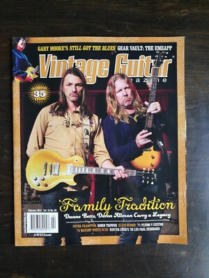 Vintage Guitar Magazine February 2021 Duane Betts & Devon Allman  1023