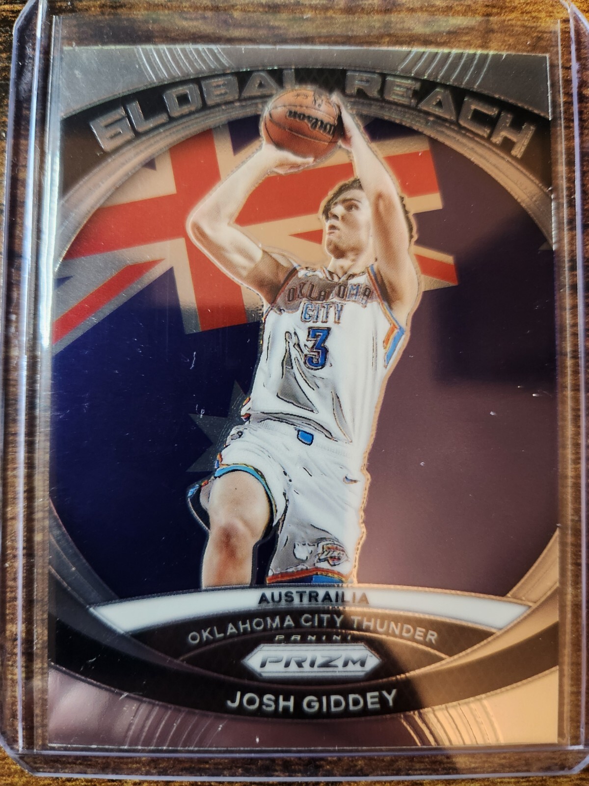 2023-24 Panini Prizm Josh Giddey Global Reach #10 OKC