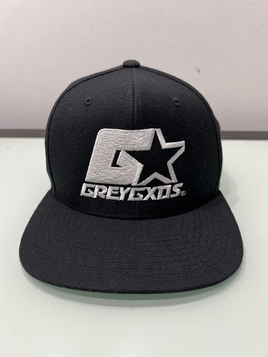 新品未使用★MR9 logo cap/GRAY RIOREX Flat Baseball caps 3D Embroidery Hip hop Cap