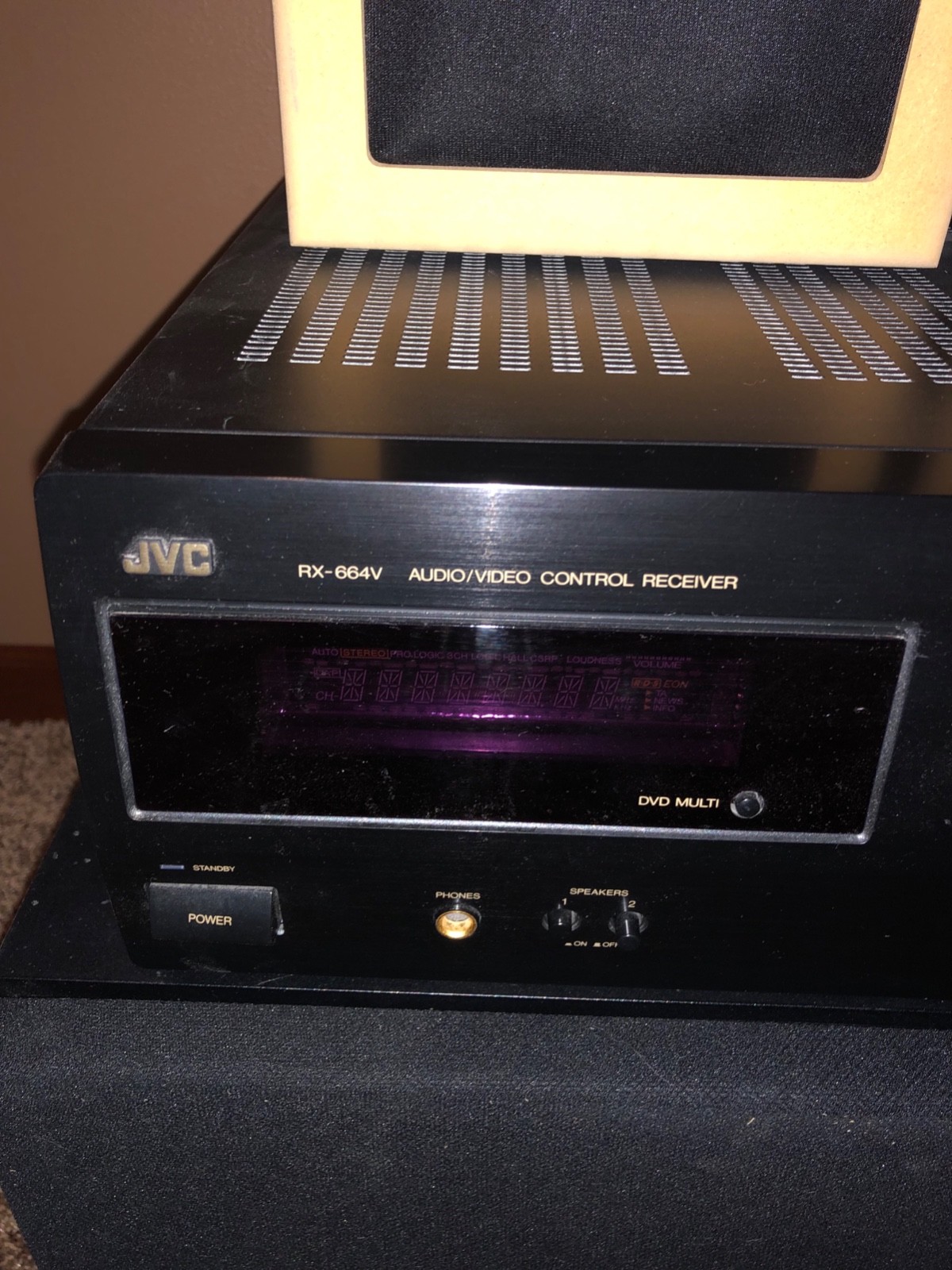 JVC RX-664V Reciever Surround Sound Bundle