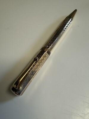 MONTEGRAPPA STERLING SILVER 925 BALLPOINT VERMEIL PEN