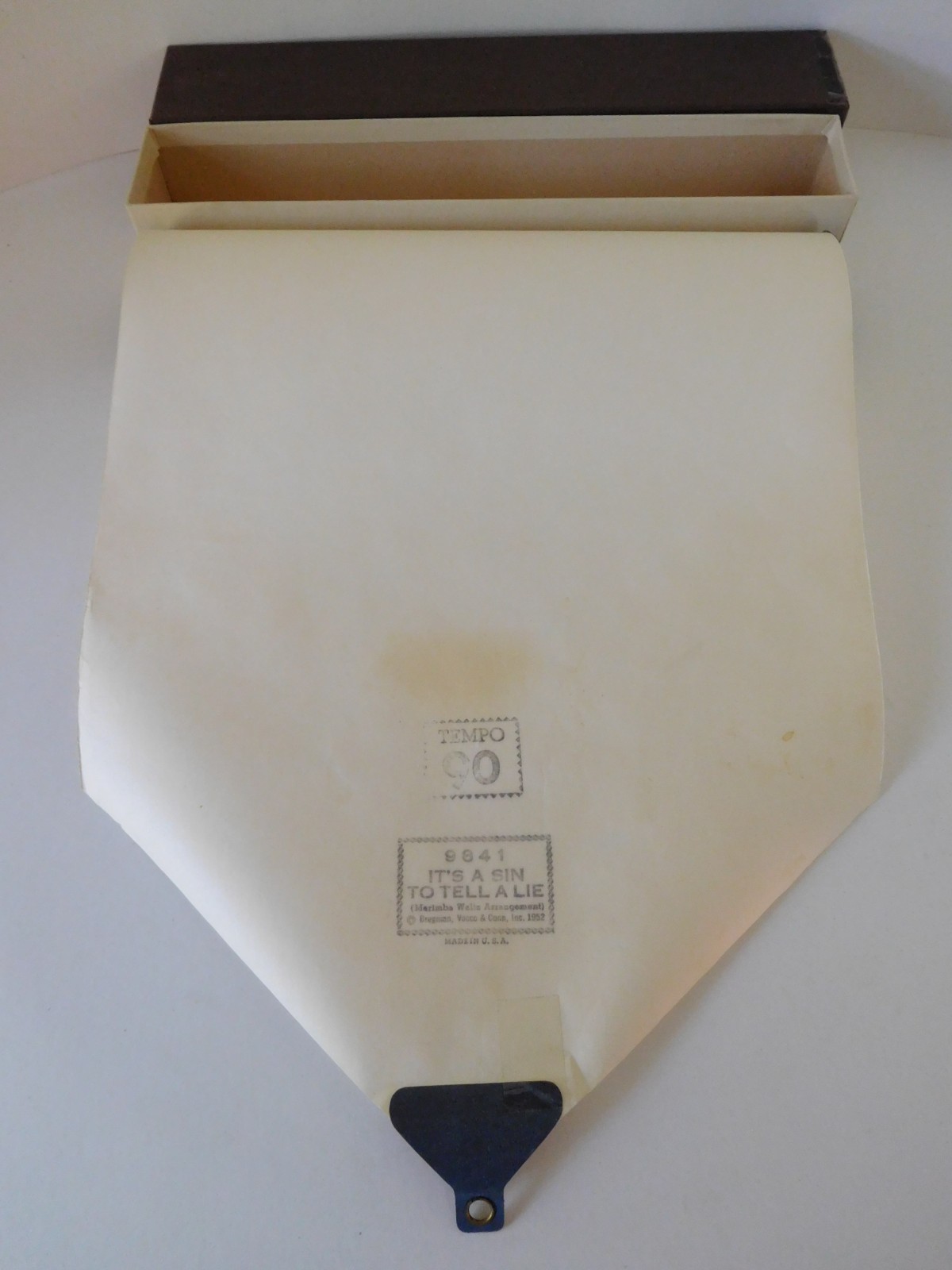 IT'S A SIN TO TELL A LIE - QRS Player Piano Word Roll 9841 - NO DAMAGE-P/B Scot