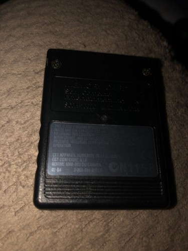 Playstation 2 PS2 Memory card 8MB Magic Gate Black Genuine Free Shipping