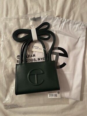 telfar bag shopping bag small size brand new with tags blue 335191166546
