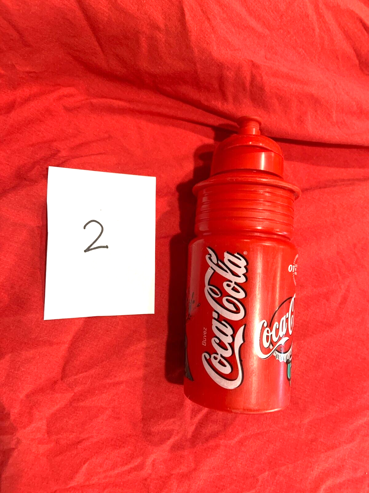 Tour de France water bottle Coke Coca-cola TDF Elite Bike Race vintage 2001