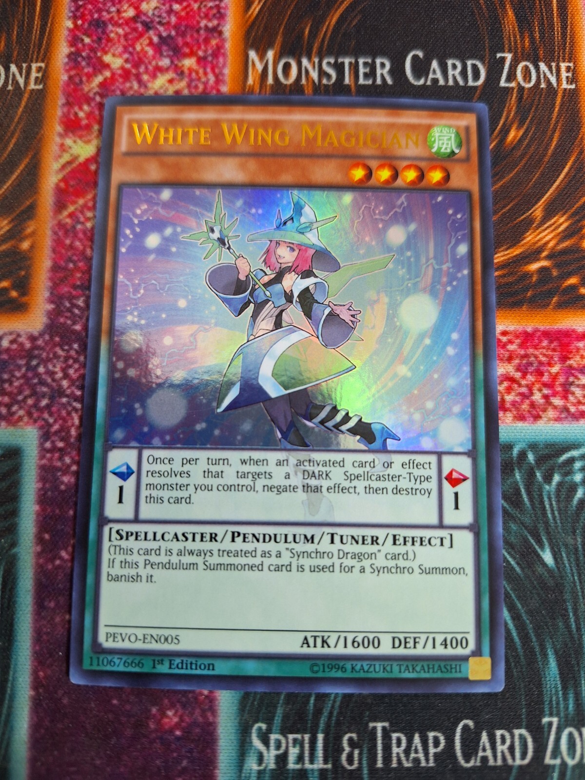 Yu-Gi-Oh! White Wing Magician Pendulum Evolution PEVO-EN005 Ultra Rare 1st  Ed NM