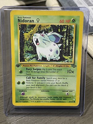 Nidoran Pokemon Card 57 64 1st Edition Prices 1 99 253 23 Mavin