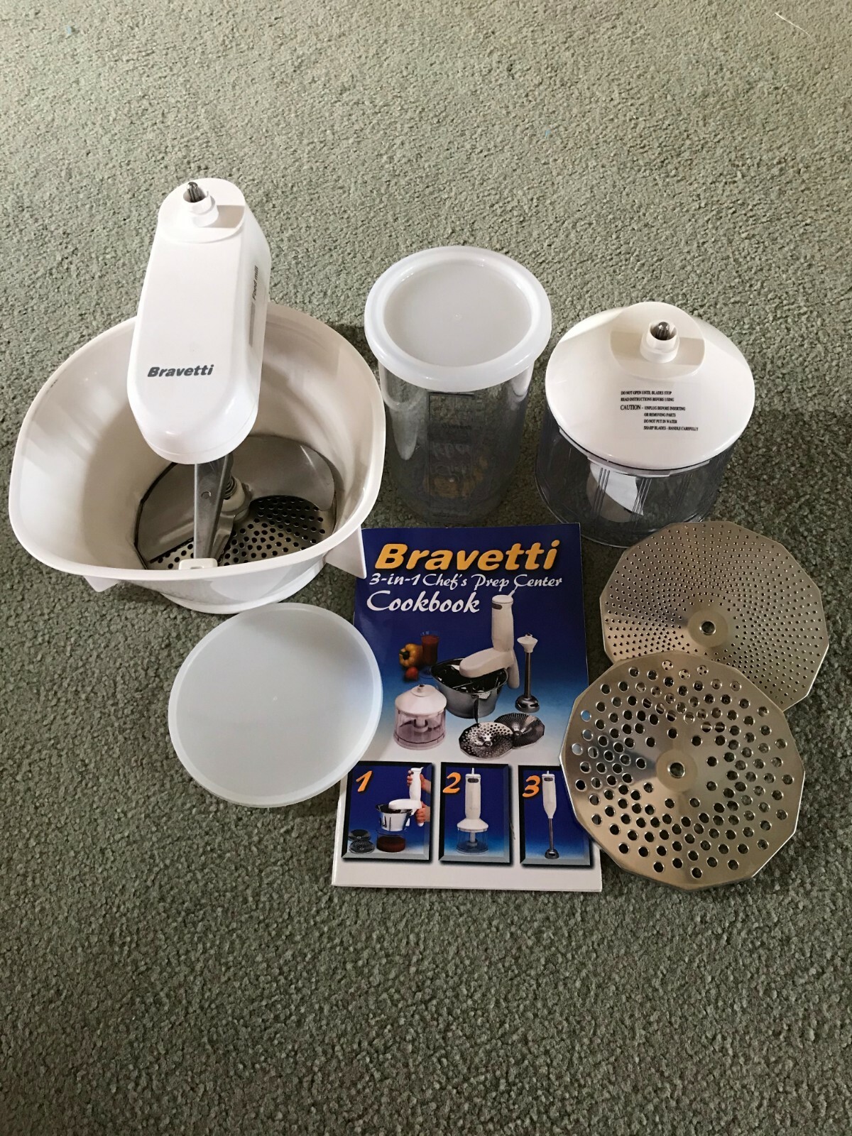 Bravetti Food Processor 8 pc Accessory Kit