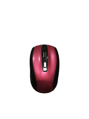 USB 2.4G Wireless Mouse Hot Pink