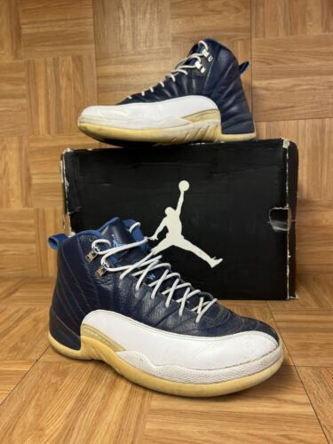 RARE🔥 Nike Air Jordan XII 12 Retro Obsidian Shoes Sz 10 RARE🔥 Nike Air Jordan XII 12 Retro Obsidian Shoes Sz 10
