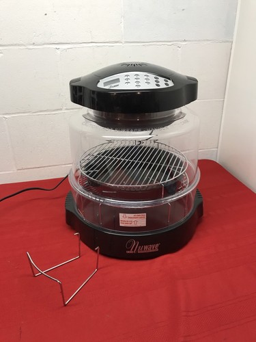 Nuwave Pro Black Infrared Convection Oven Model 20322 Used Once (?)  Cracked