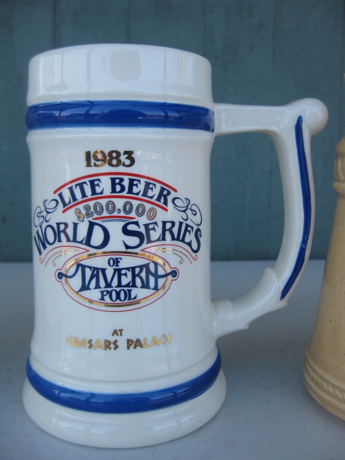 Lot of 3 Vintage 1980s Miller Lite Beer World Series of Tavern Pool Steins