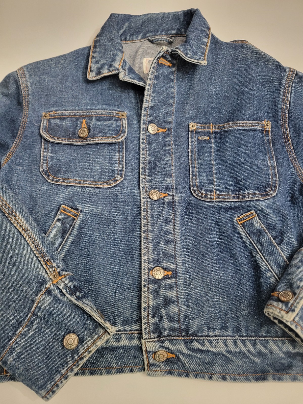 Vintage Polo Ralph Lauren Polo Bear Trucker Denim Jean