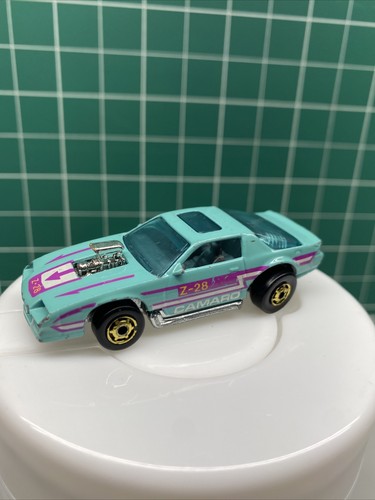 1983 “74’ Blown Camaro” Z-28, Aqua, Gold Rims, Aqua Glass