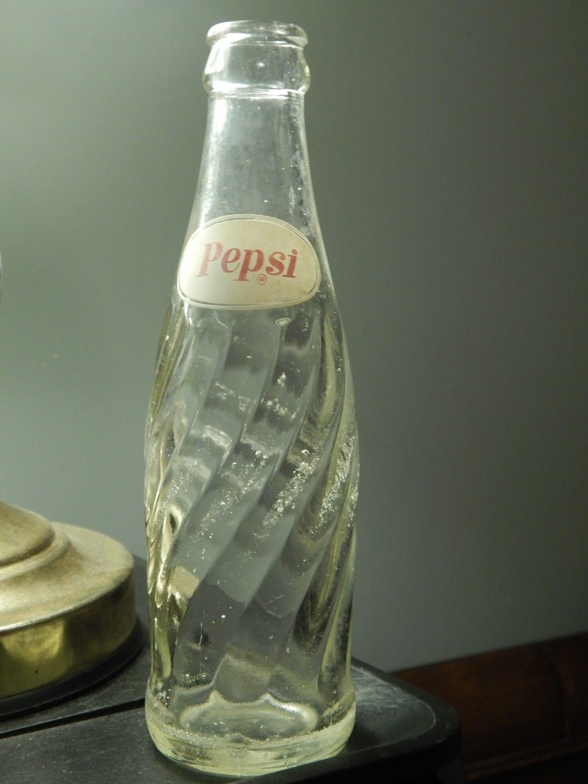【Vintage】PEPSI COLA ストロー ディスペンサー ガラスケース Case Of Vintage 1980s Pepsi Cola Glass Spiral Swirl Soda
