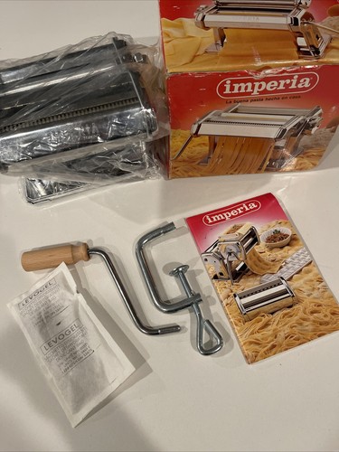 Imperia Pasta Maker With Tray Machine Heavy Duty Steel SP-15
