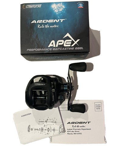 Ardent Apex Magnum Baitcasting Reel, 6.5:1, Right Hand