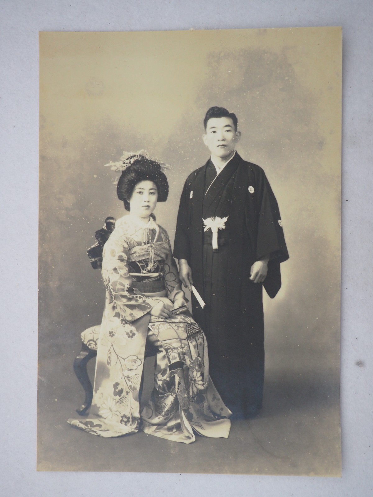 Vintage Photo1930-1940s, Japanese couple kimono, 11085 | eBay