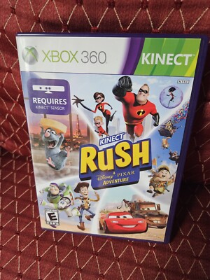 Kinect Rush A Disney Pixar Adventure Xbox 360 No Manual Free Shipping