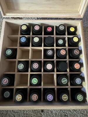 Simply Earth Essential Oil Set With Carrying Case Lot Of 26 + 3 Extras