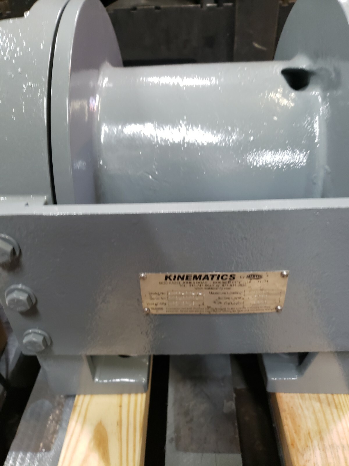 Kinematic Planetary Hydraulic Winch w/ hydraulic motor and spring applied brake