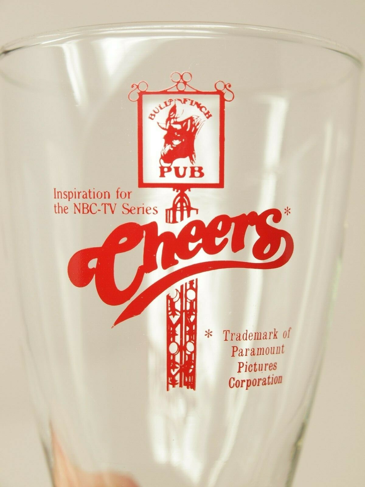 lot 2 Bull & Finch Pub CHEERS beer glasses ~ 6