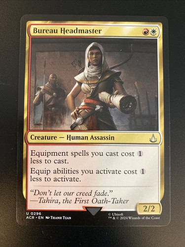 MTG ACR Bureau headmaster 4枚セット アサシンクリード Bureau Headmaster-starter kit, Assassins Creed (ACR) Price