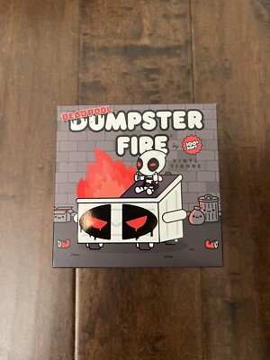 100% Soft SDCC Marvel Deadpool Dumpster Fire X-Force Vinyl Figure New IN HAND
