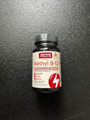 Jarrow Methyl B12 Methylcobalamin 500 MCG 100 LOZENGES