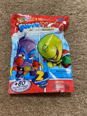 Collectible 2 SuperThings ''Rivals of Kaboom''  Series 1 Unopened package